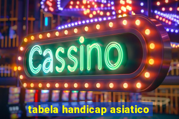 tabela handicap asiatico